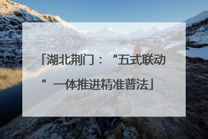 湖北荆门：“五式联动”一体推进精准普法