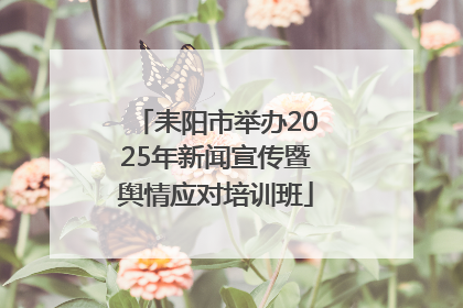 耒阳市举办2025年新闻宣传暨舆情应对培训班