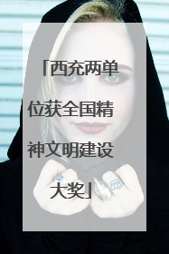 西充两单位获全国精神文明建设大奖
