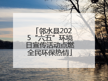 邻水县2025“六五”环境日宣传活动点燃全民环保热情