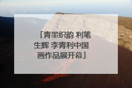 青墨织韵 利笔生辉 李青利中国画作品展开幕
