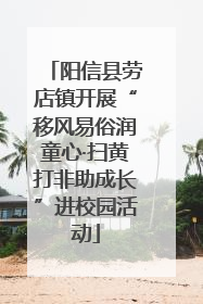 阳信县劳店镇开展“移风易俗润童心·扫黄打非助成长”进校园活动