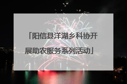 阳信县洋湖乡科协开展助农服务系列活动