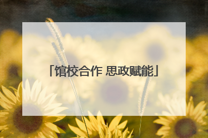 馆校合作 思政赋能