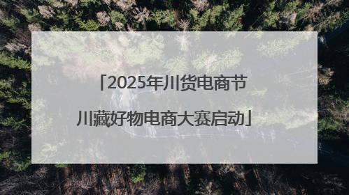 2025年川货电商节川藏好物电商大赛启动
