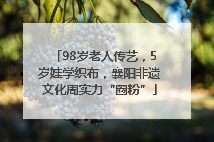 98岁老人传艺，5岁娃学织布，襄阳非遗文化周实力“圈粉”